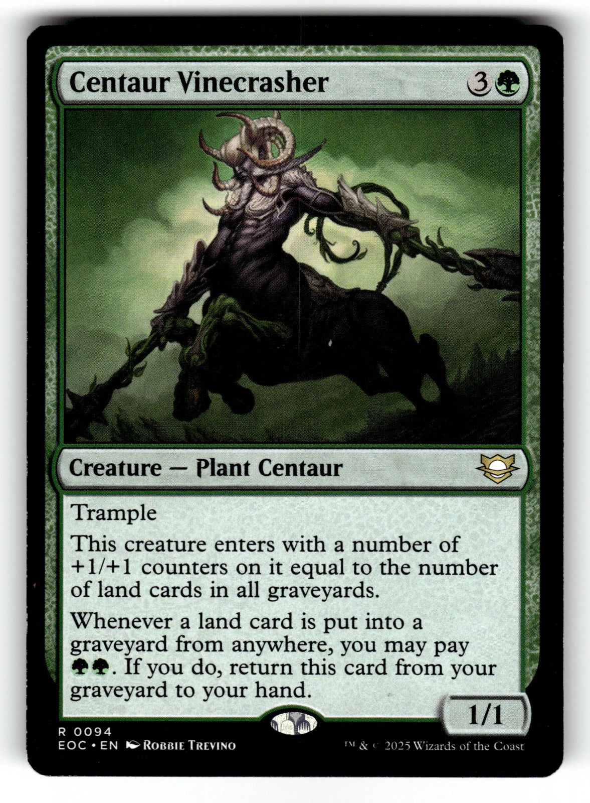 Centaur Vinecrasher – 94 EOC: Commander: Edge of Eternities R NM