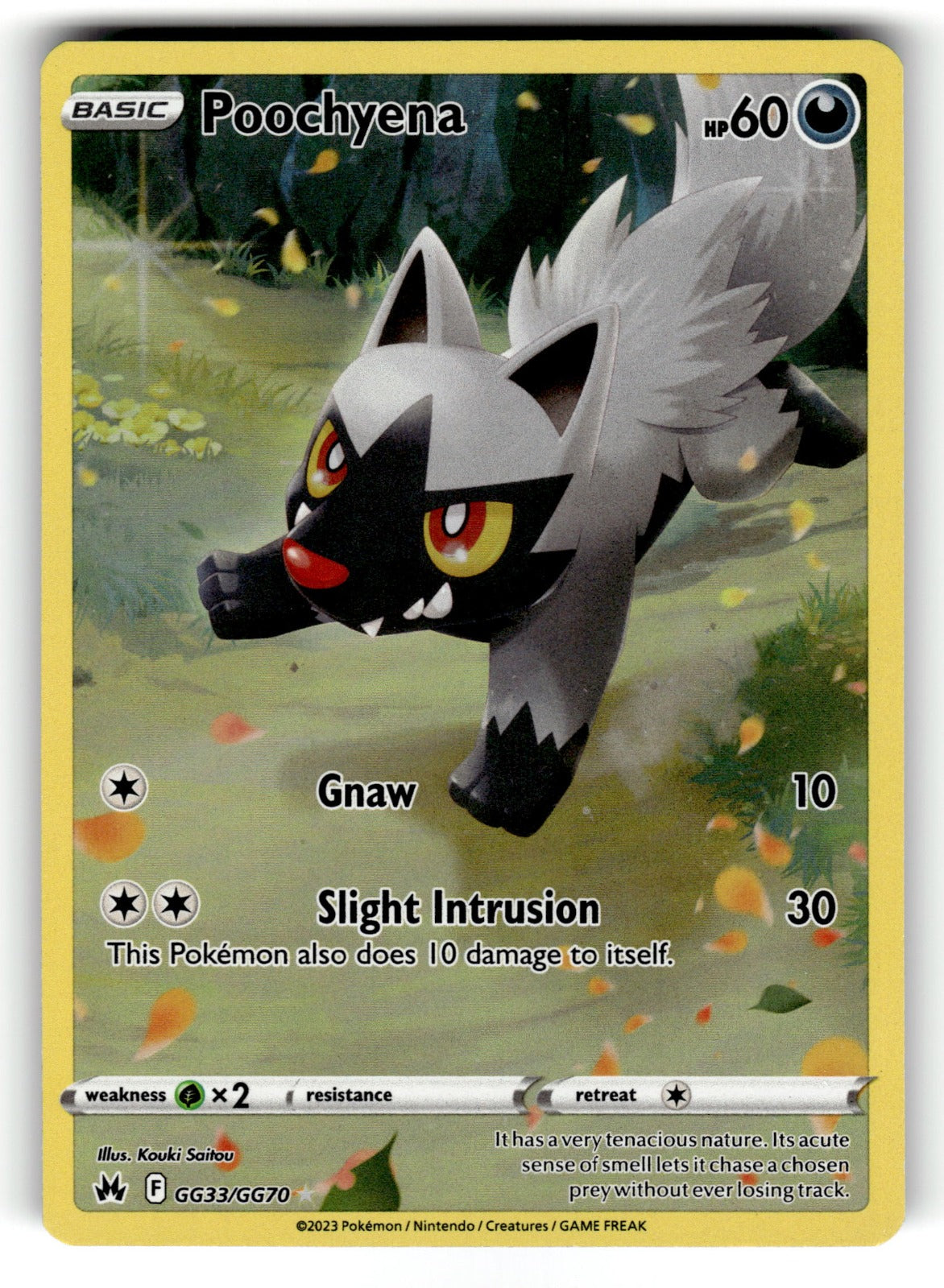 Poochyena – GG33/GG70 CRZ:GG: SWSH: Crown Zenith: Galarian Gallery Ultra Rare Holo NM