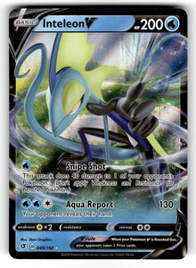 Inteleon V - 049/192 SWSH02: SWSH02: Rebel Clash Ultra Rare Holo NM