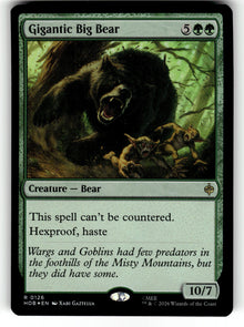 Gigantic Big Bear – 126 HOB: The Hobbit R Foil NM