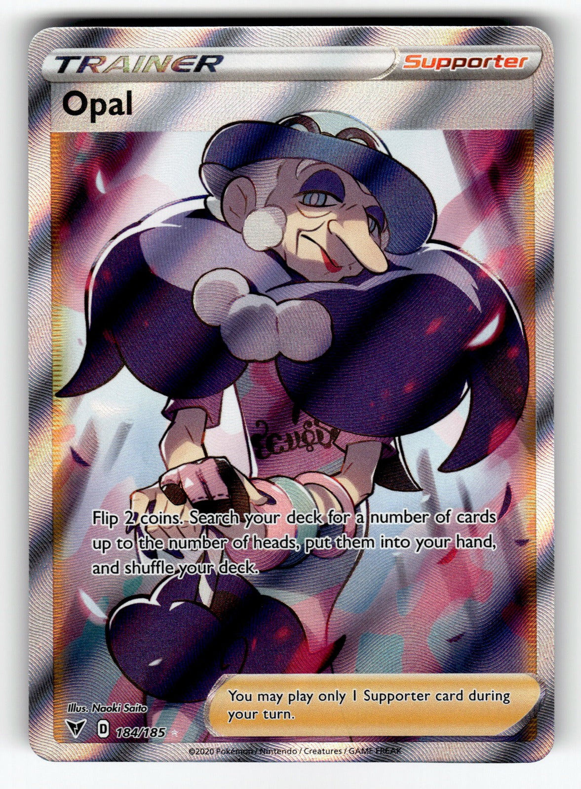 Opal (Full Art) - 184/185 SWSH04: SWSH04: Vivid Voltage Ultra Rare Holo NM