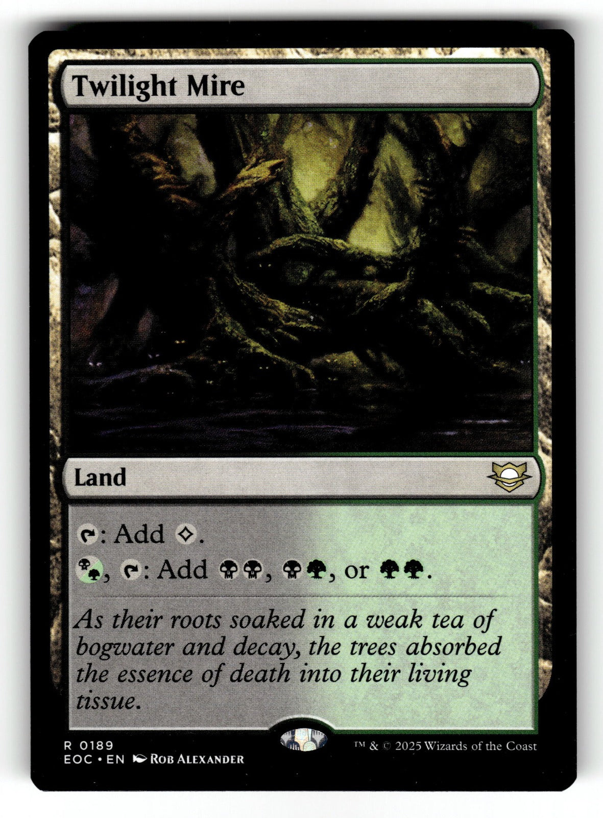 Twilight Mire – 189 EOC: Commander: Edge of Eternities R NM
