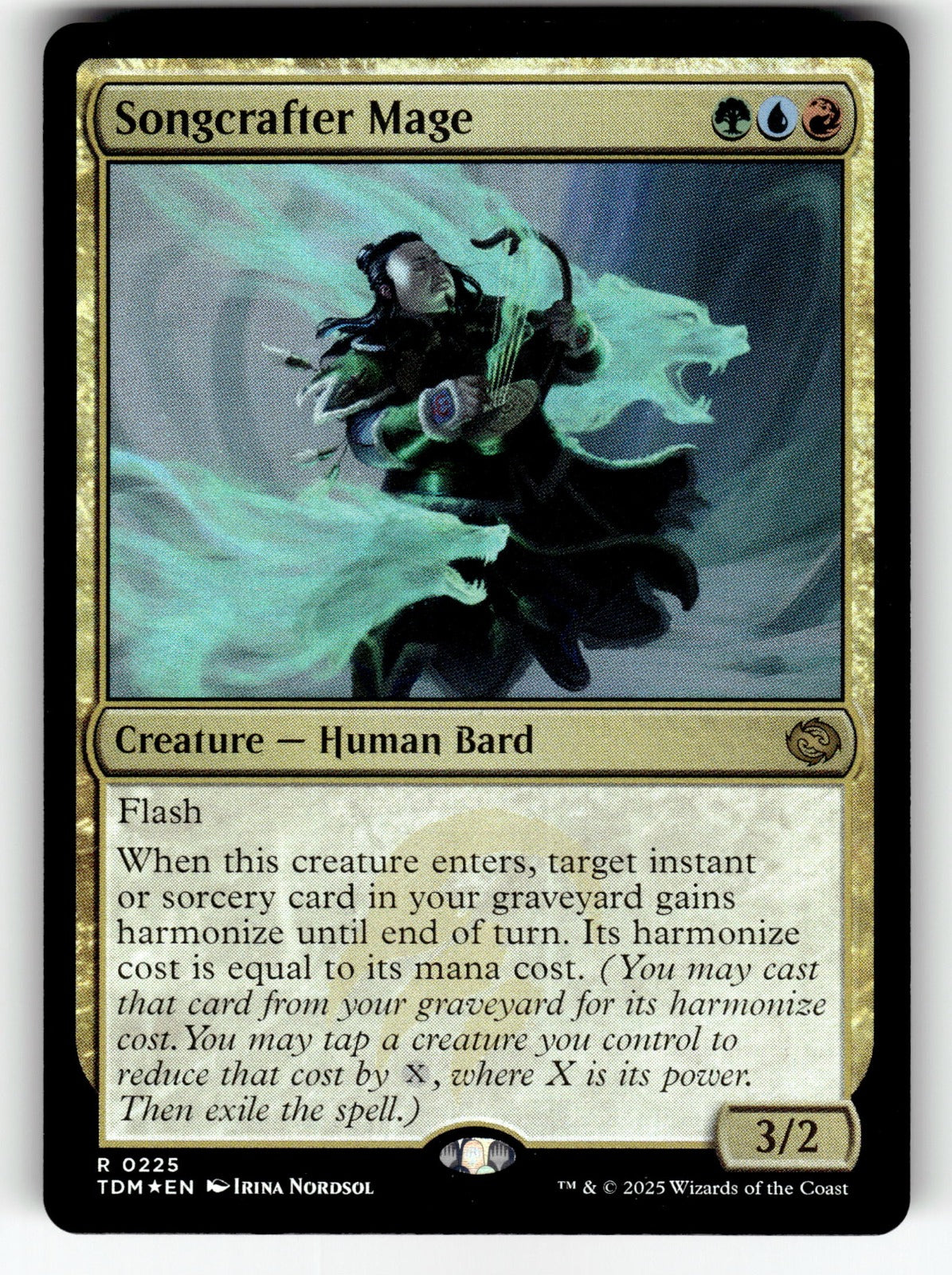 Songcrafter Mage – 225 TDM: Tarkir: Dragonstorm R Foil NM