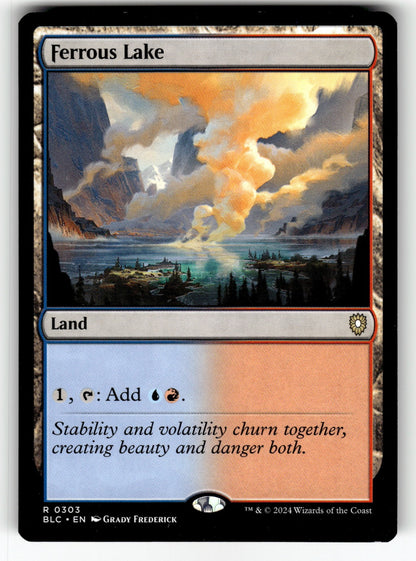 Ferrous Lake – 303 BLC: Commander: Bloomburrow R NM