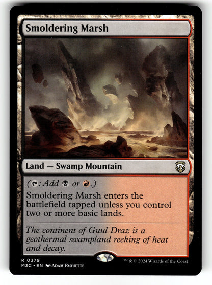 Smoldering Marsh – 379 M3C: Commander: Modern Horizons 3 R NM