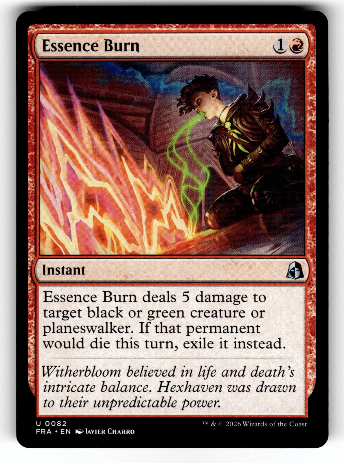 Essence Burn – 82 FRA: Reality Fracture U NM
