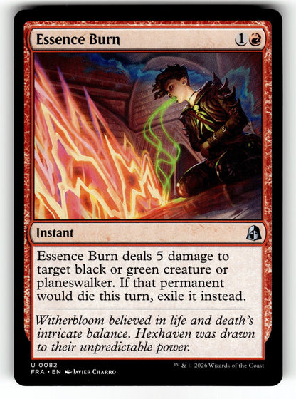 Essence Burn – 82 FRA: Reality Fracture U NM