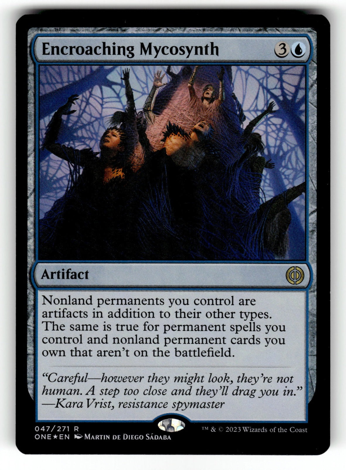 Encroaching Mycosynth – 47 ONE: Phyrexia: All Will Be One R Foil LP