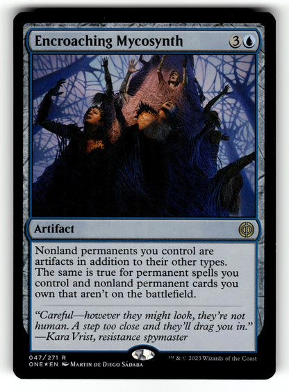 Encroaching Mycosynth – 47 ONE: Phyrexia: All Will Be One R Foil LP