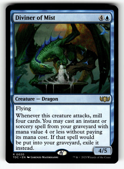 Diviner of Mist – 20 TDC: Commander: Tarkir: Dragonstorm R NM