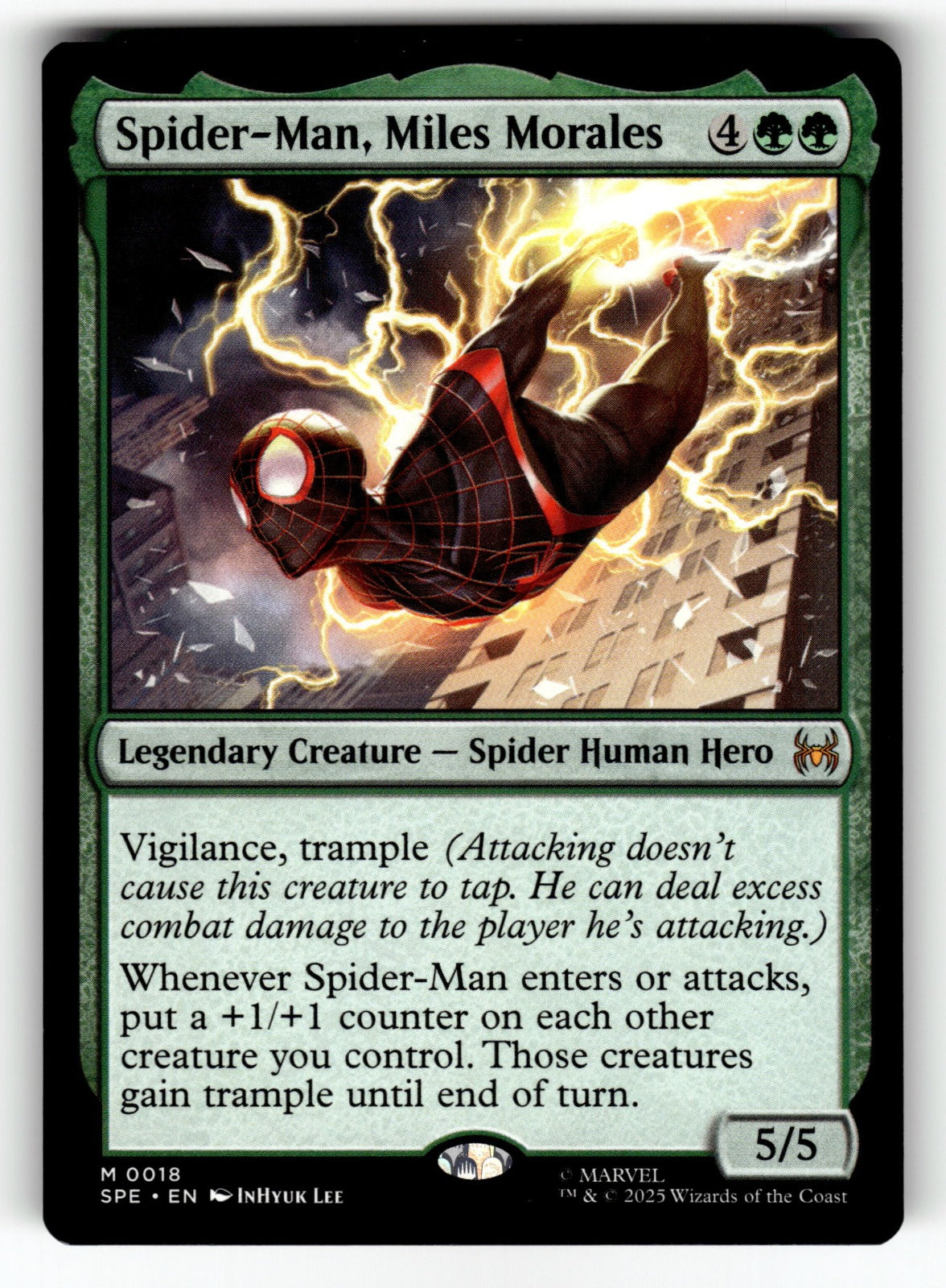 Spider-Man, Miles Morales – 18 SPE: Marvel's Spider-Man: Eternal-Legal M NM