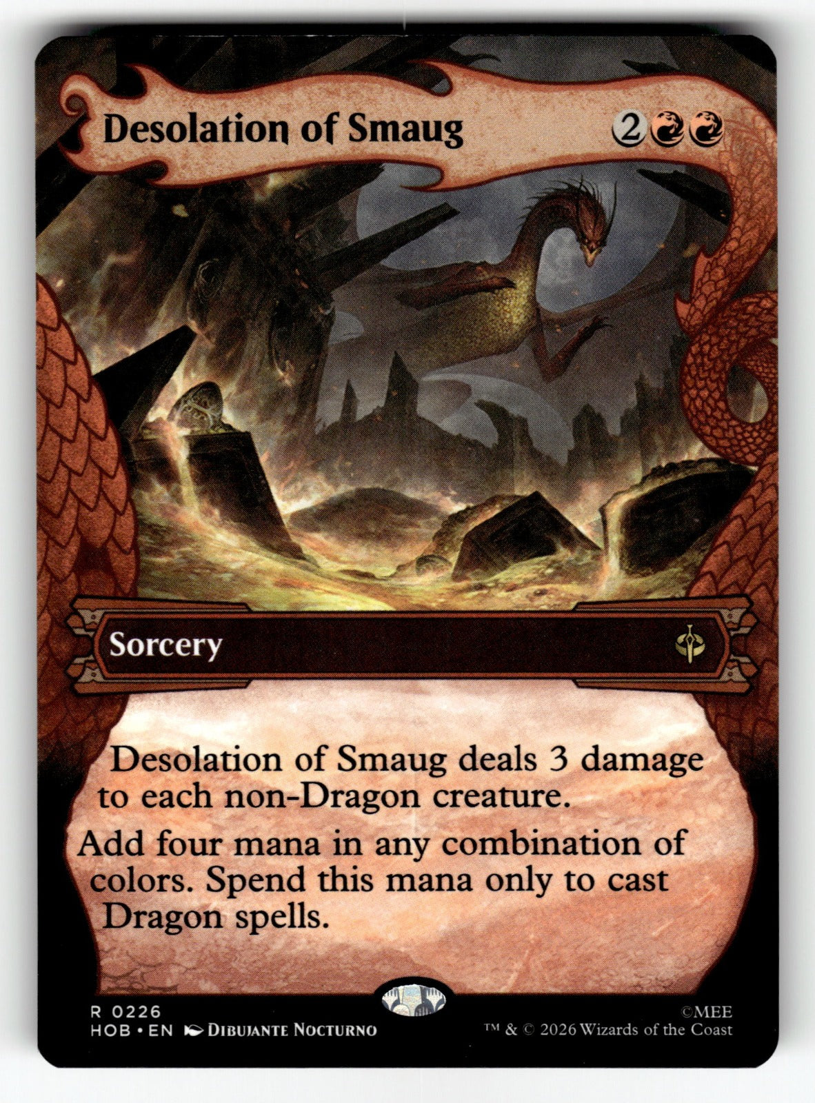Desolation of Smaug (Showcase) – 226 HOB: The Hobbit R NM