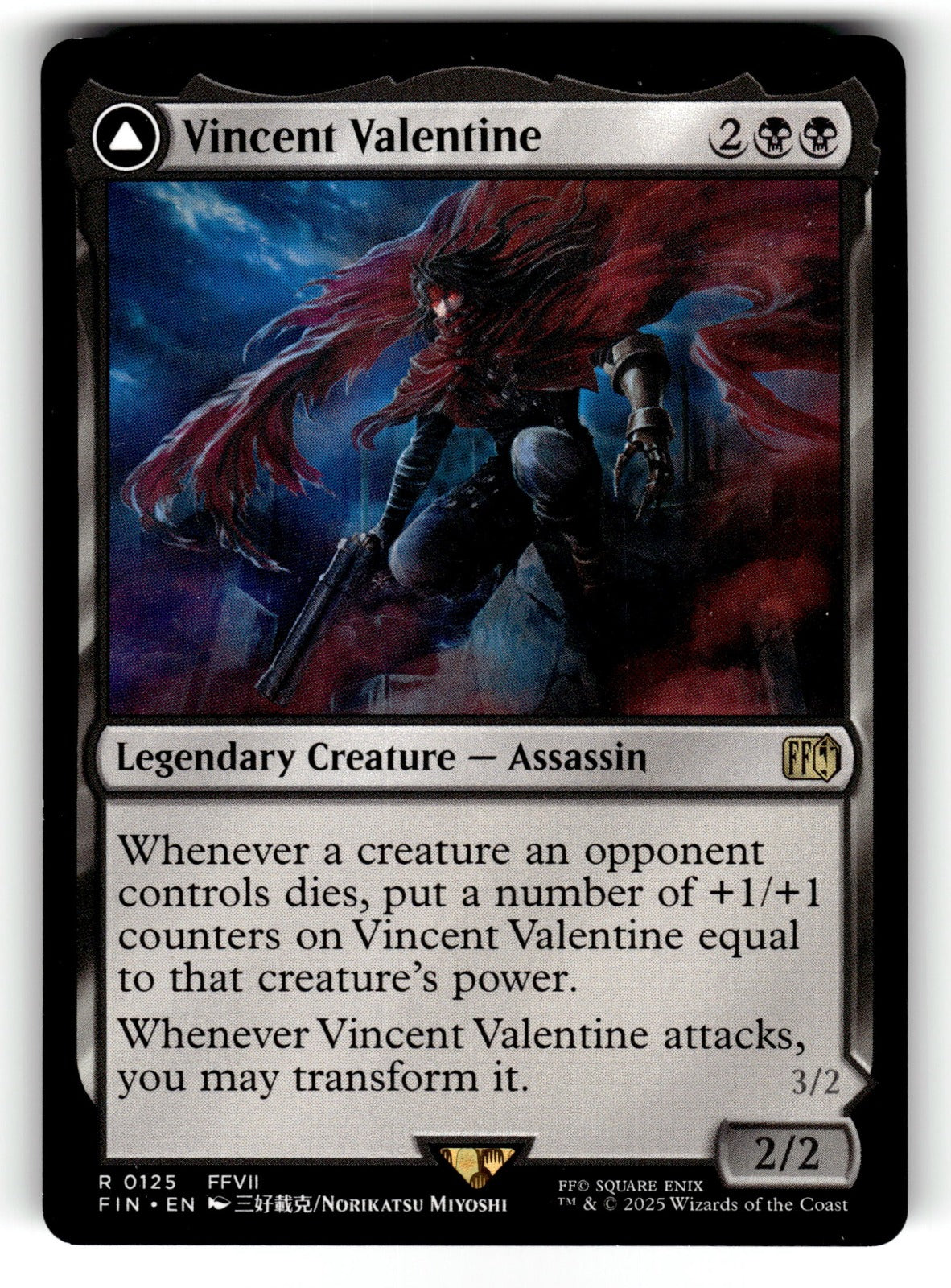 Vincent Valentine – 125 FIN: FINAL FANTASY R NM