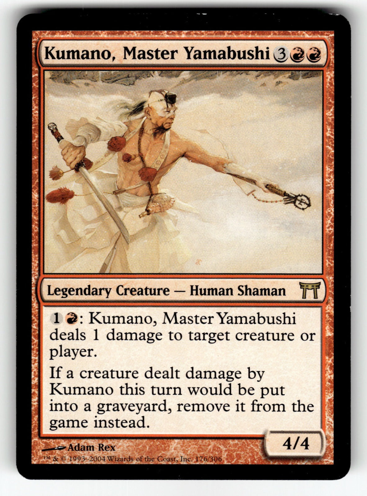 Kumano, Master Yamabushi – 176 CHK: Champions of Kamigawa R LP