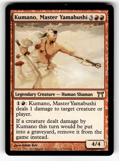 Kumano, Master Yamabushi – 176 CHK: Champions of Kamigawa R LP