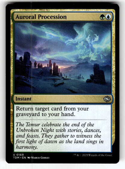 Auroral Procession – 169 TDM: Tarkir: Dragonstorm U NM