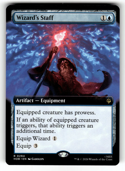 Wizard's Staff (Extended Art) – 294 HOB: The Hobbit R NM