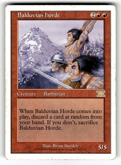 Balduvian Horde – 167 6ED: Classic Sixth Edition R LP