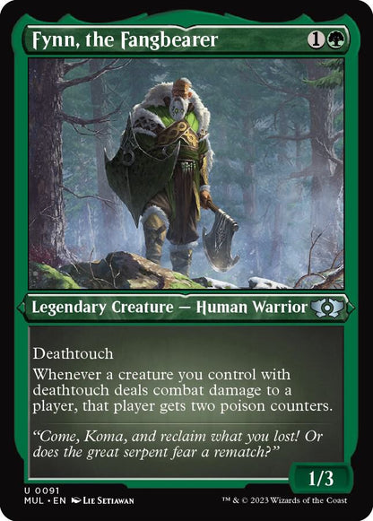 Fynn, the Fangbearer (Foil Etched) – 91 MUL: March of the Machine: Multiverse Legends U Foil LP