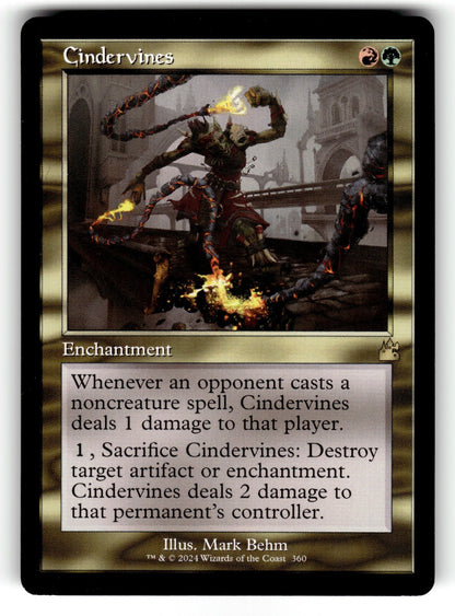 Cindervines (Retro Frame) – 360 RVR: Ravnica Remastered R NM