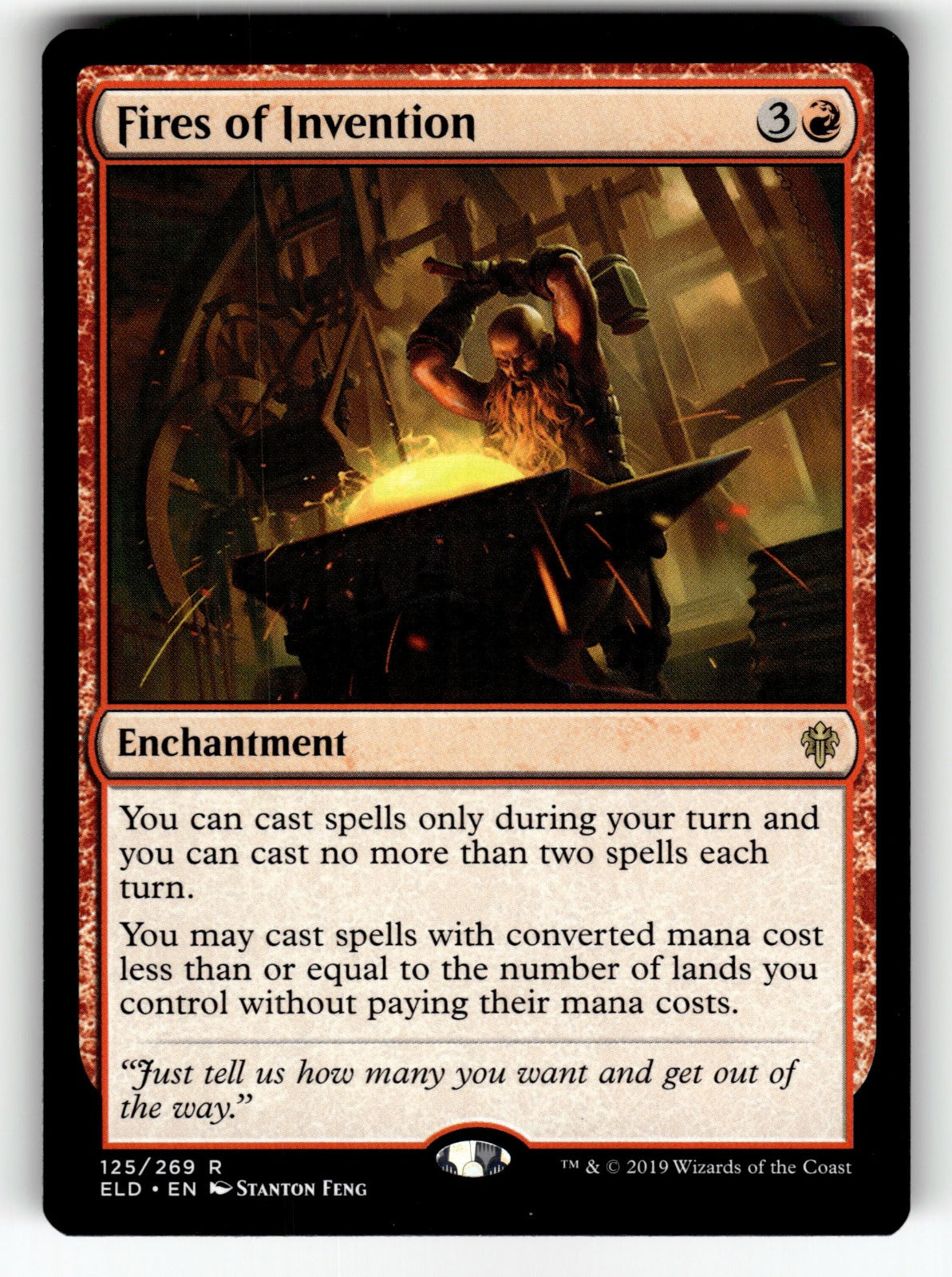 Fires of Invention – 125 ELD: Throne of Eldraine R LP