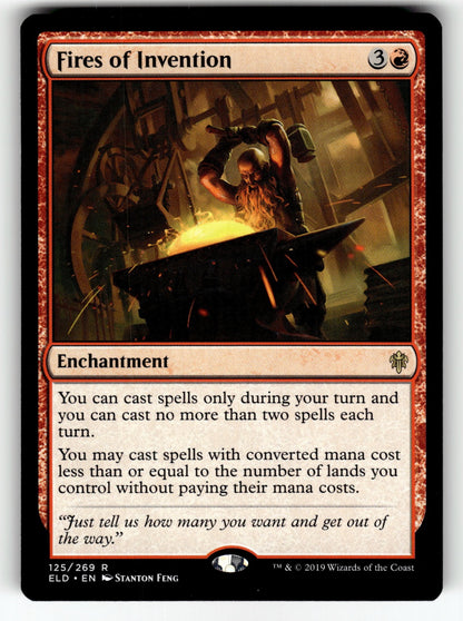 Fires of Invention – 125 ELD: Throne of Eldraine R LP