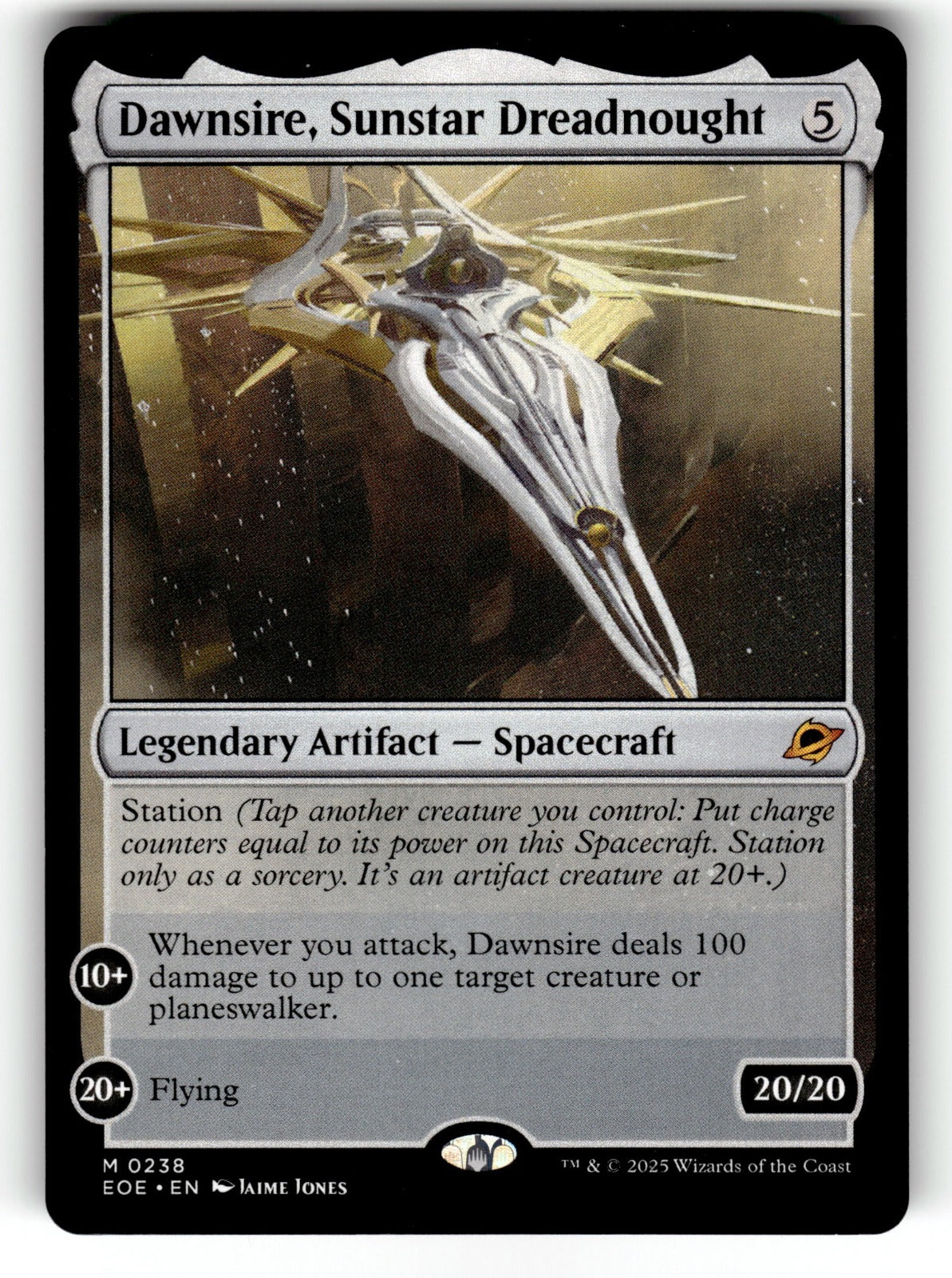 Dawnsire, Sunstar Dreadnought – 238 EOE: Edge of Eternities M NM