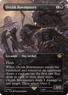 Orcish Bowmasters (Borderless) – 433 LTR: Universes Beyond: The Lord of the Rings: Tales of Middle-earth R NM