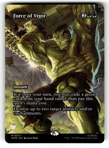 Force of Vigor (Borderless) – 77 MAR: Marvel Universe Eternal-Legal M NM