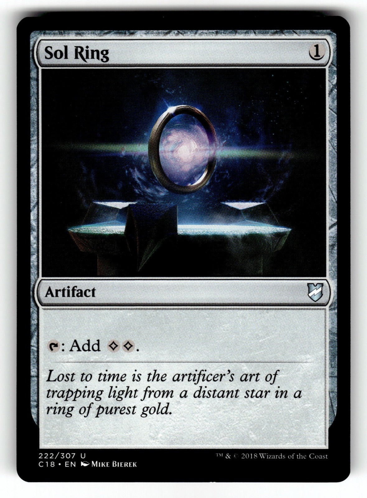 Sol Ring – 222 C18: Commander 2018 U LP