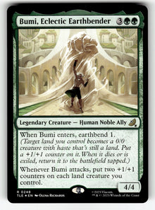 Bumi, Eclectic Earthbender – 248 TLE: Avatar: The Last Airbender: Eternal-Legal R Foil NM