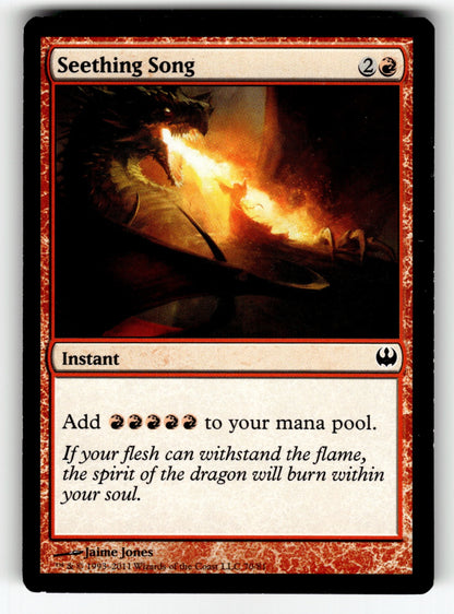 Seething Song – 70 DDG: Duel Decks: Knights vs. Dragons C NM
