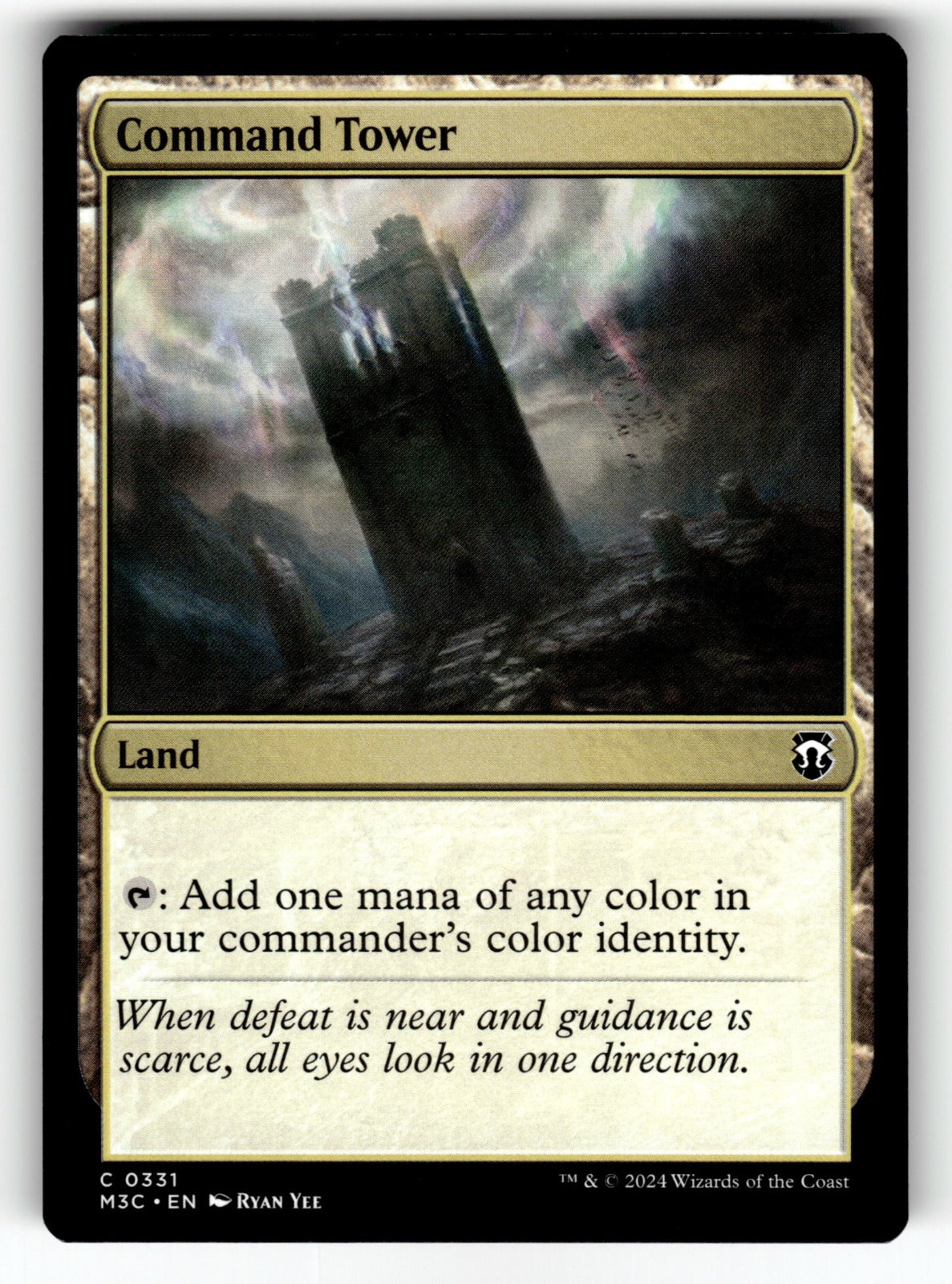 Command Tower – 331 M3C: Commander: Modern Horizons 3 C NM