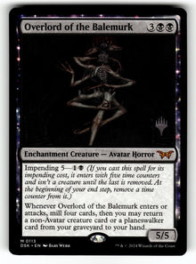Overlord of the Balemurk – 113 PPDSK: Promo Pack: Duskmourn: House of Horror M NM