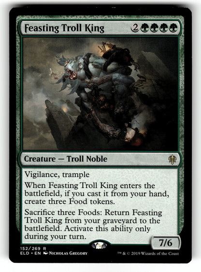 Feasting Troll King – 152 ELD: Throne of Eldraine R NM