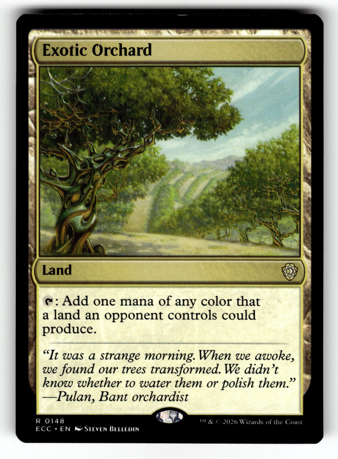 Exotic Orchard – 148 ECC: Commander: Lorwyn Eclipsed R NM