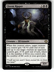 Gloom Ripper – 102 ECL: Lorwyn Eclipsed R NM