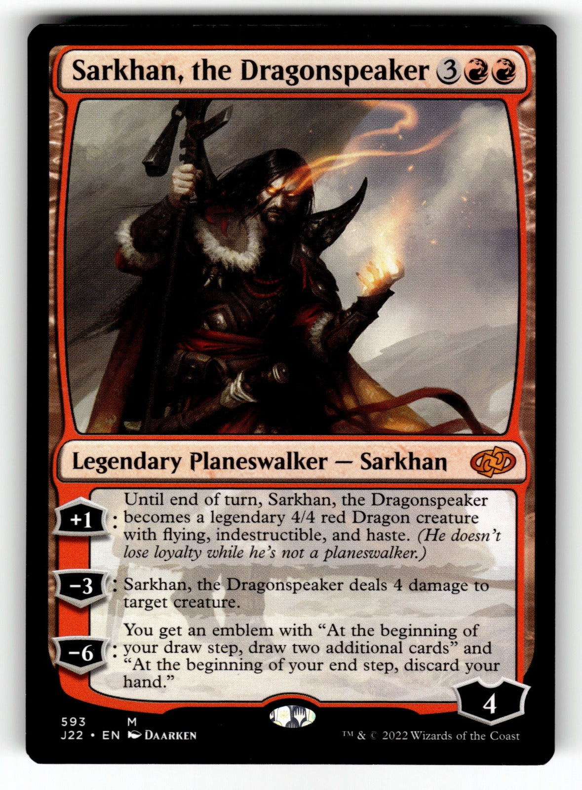 Sarkhan, the Dragonspeaker – 593 J22: Jumpstart 2022 M LP