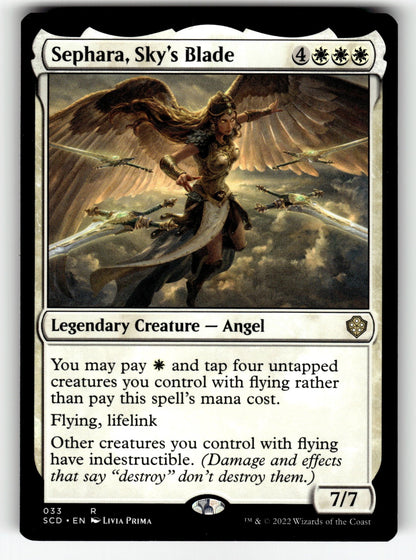 Sephara, Sky's Blade – 33 SCD: Starter Commander Decks R NM