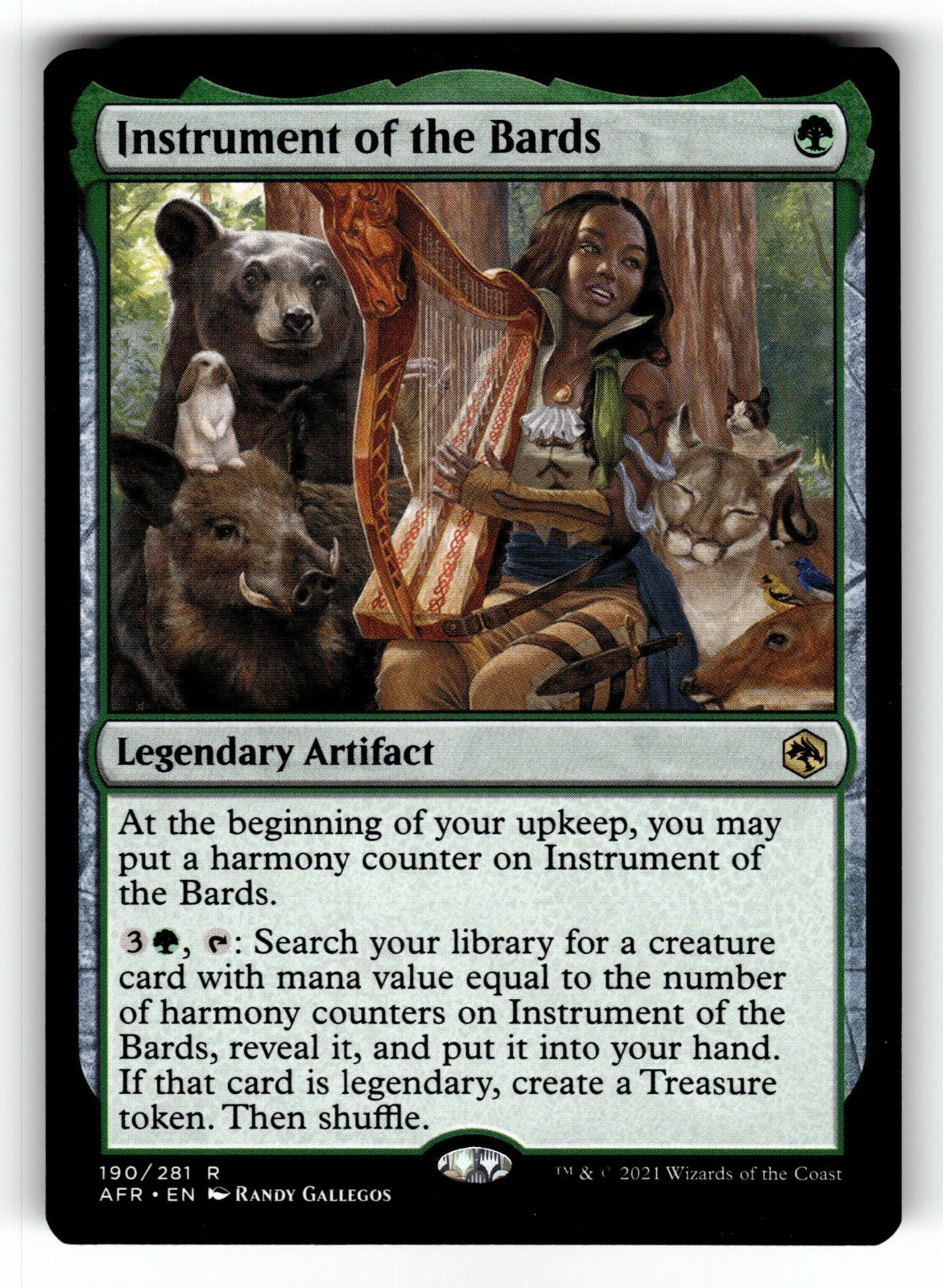 Instrument of the Bards – 190 AFR: Adventures in the Forgotten Realms R NM