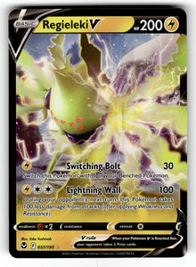 Regieleki V – 057/195 SWSH12: SWSH12: Silver Tempest Ultra Rare Holo NM