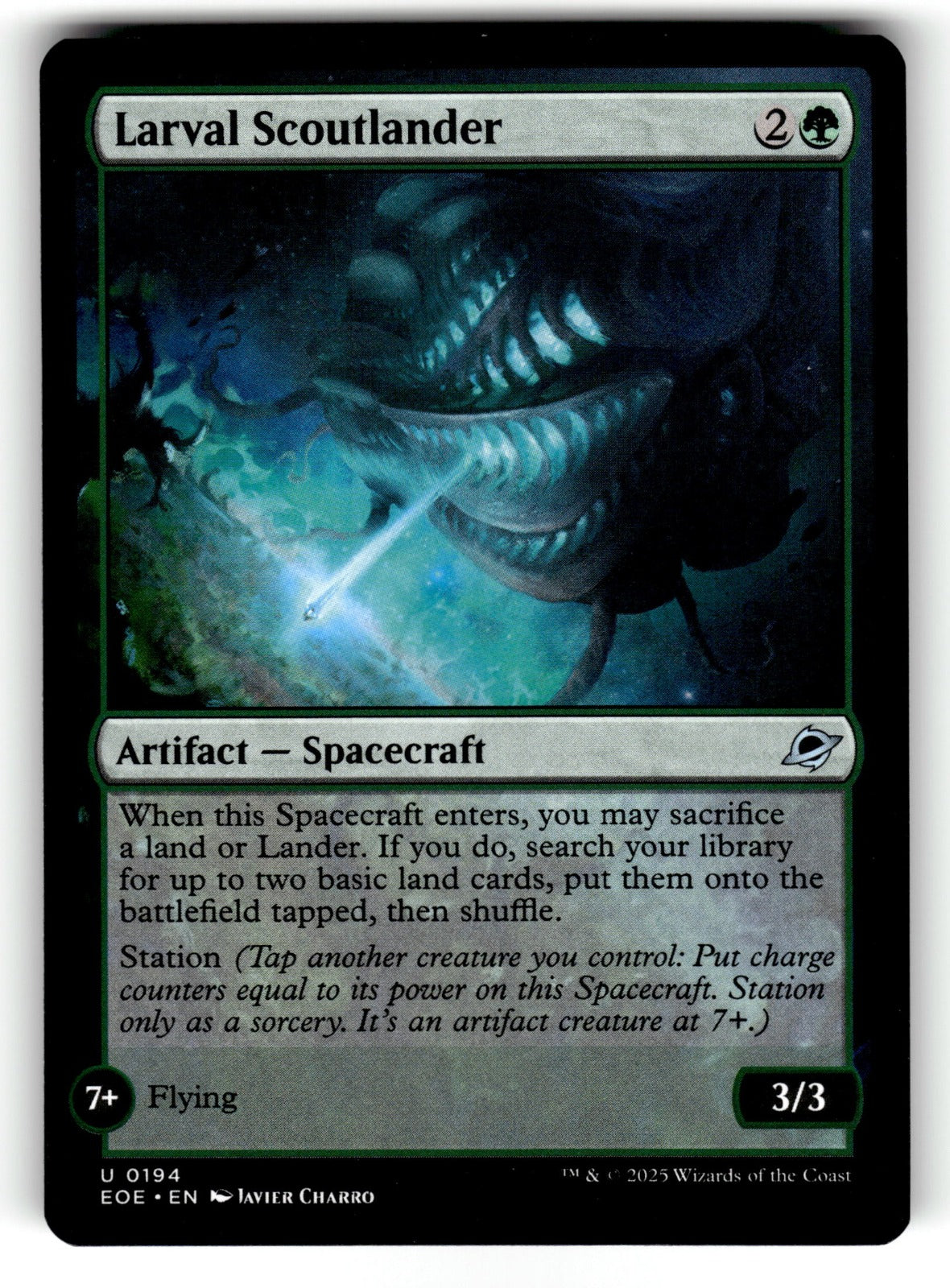 Larval Scoutlander – 194 EOE: Edge of Eternities U NM