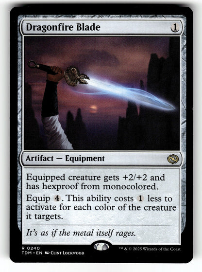 Dragonfire Blade – 240 TDM: Tarkir: Dragonstorm R NM