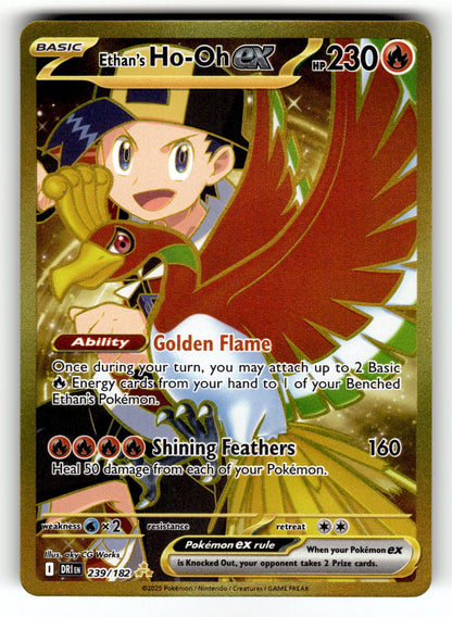 Ethan's Ho-Oh ex - – 239/182 DRI: SV10: Destined Rivals Hyper Rare HoloMP