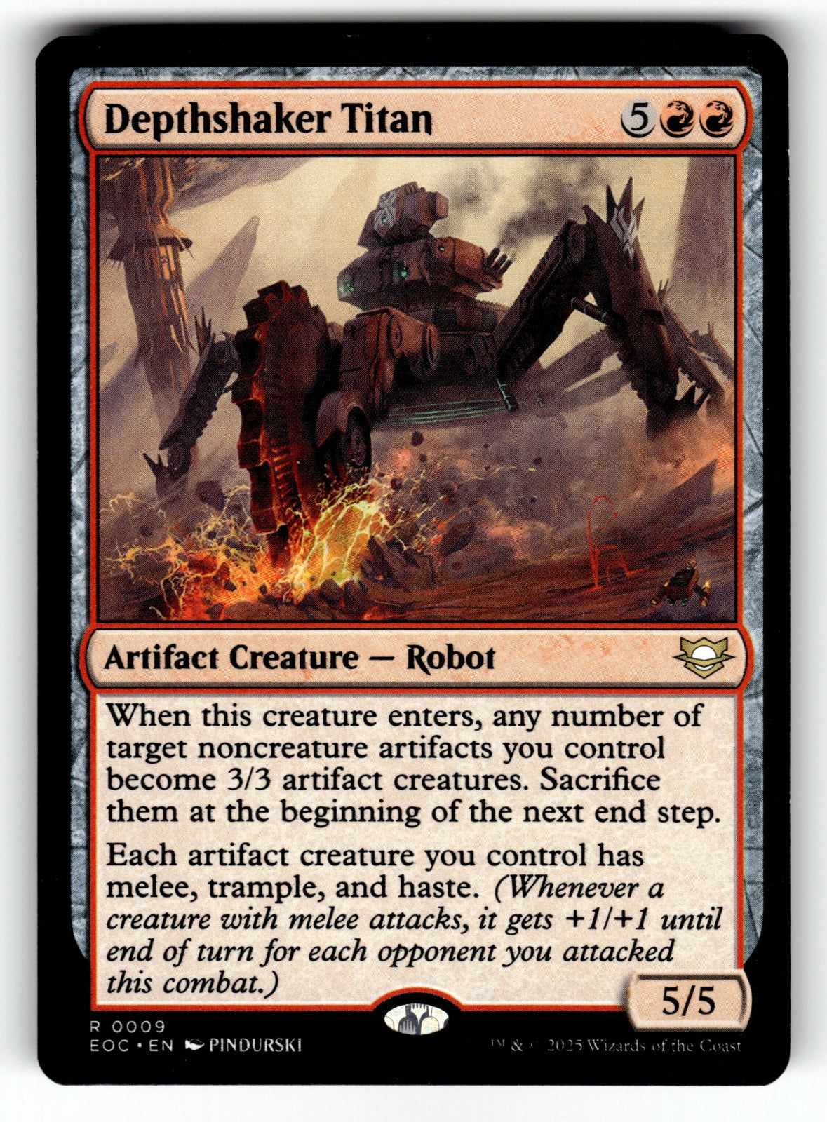 Depthshaker Titan – 9 EOC: Commander: Edge of Eternities R NM