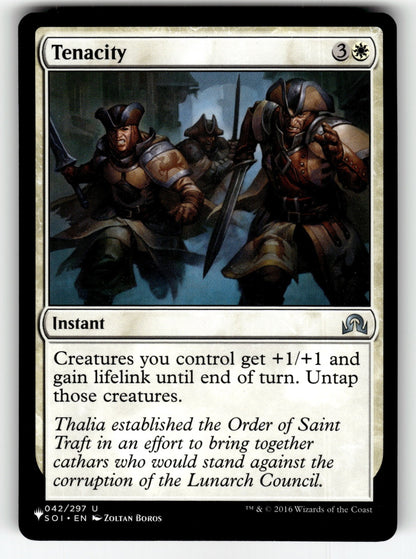 Tenacity – 042/297 LIST: The List Reprints U NM