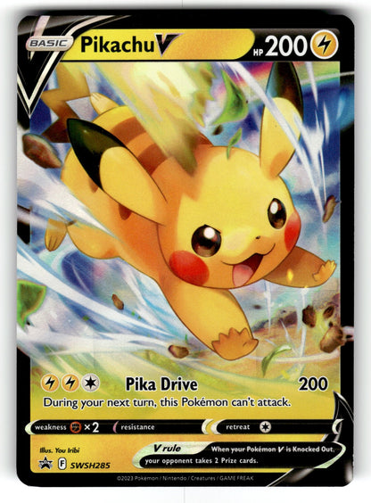 Pikachu V - – SWSH285 SWSD: SWSH: Sword & Shield Promo Cards Promo Holo NM