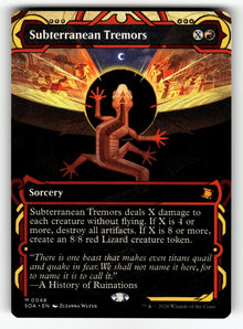 Subterranean Tremors – 48 SOA: Secrets of Strixhaven: Mystical Archive M NM