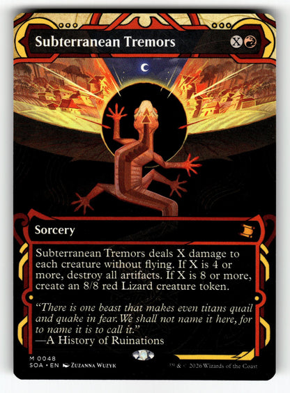 Subterranean Tremors – 48 SOA: Secrets of Strixhaven: Mystical Archive M NM