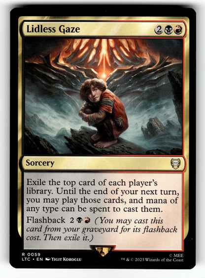 Lidless Gaze – 59 LTC: Commander: The Lord of the Rings: Tales of Middle-earth R NM